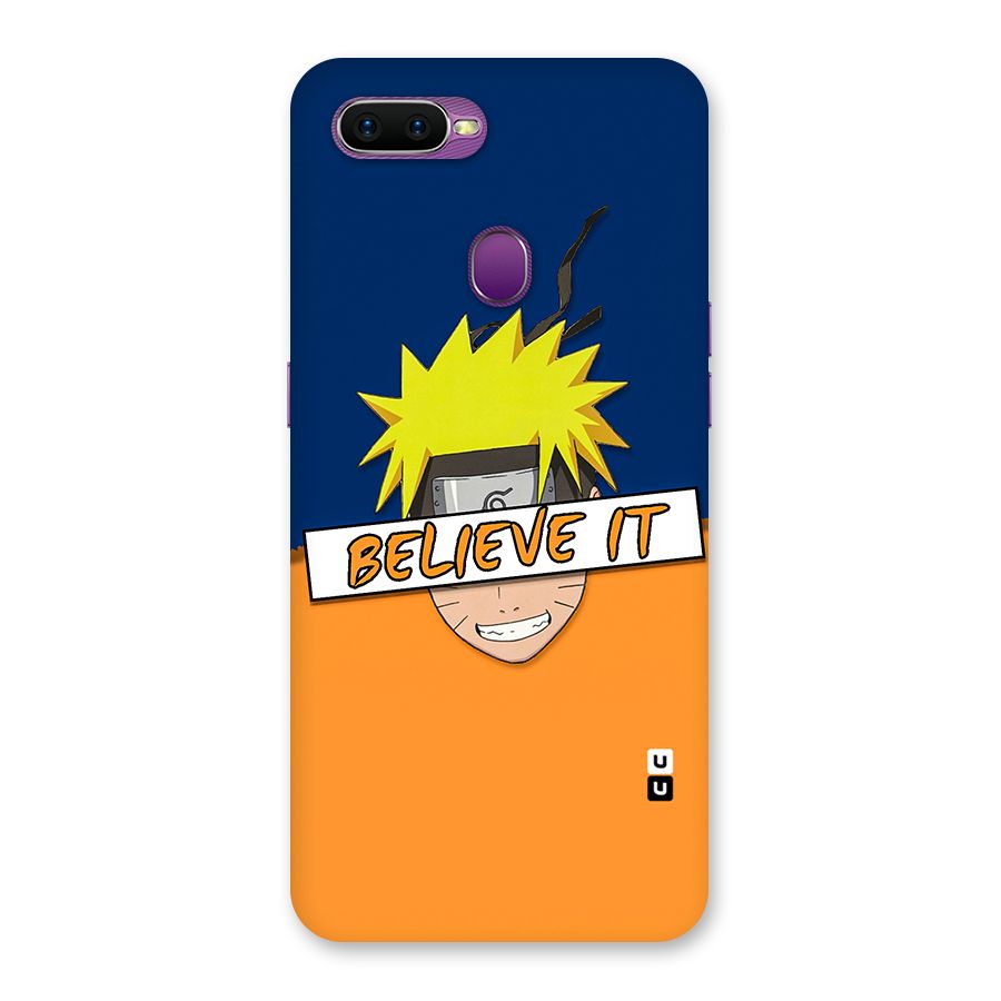 Naruto Believe It Back Case for Oppo F9