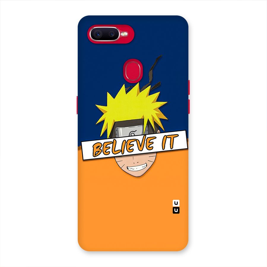 Naruto Believe It Back Case for Oppo F9 Pro