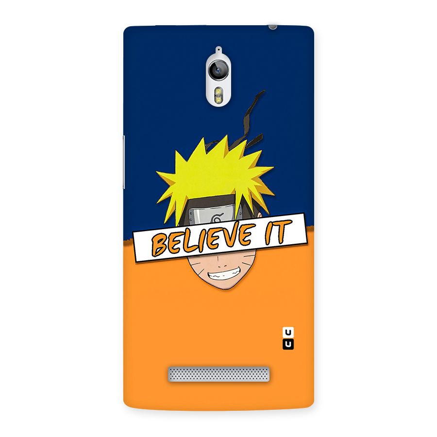 Naruto Believe It Back Case for Oppo Find 7
