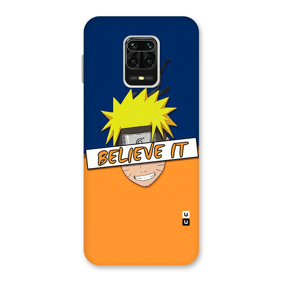 Naruto Believe It Back Case for Poco M2 Pro