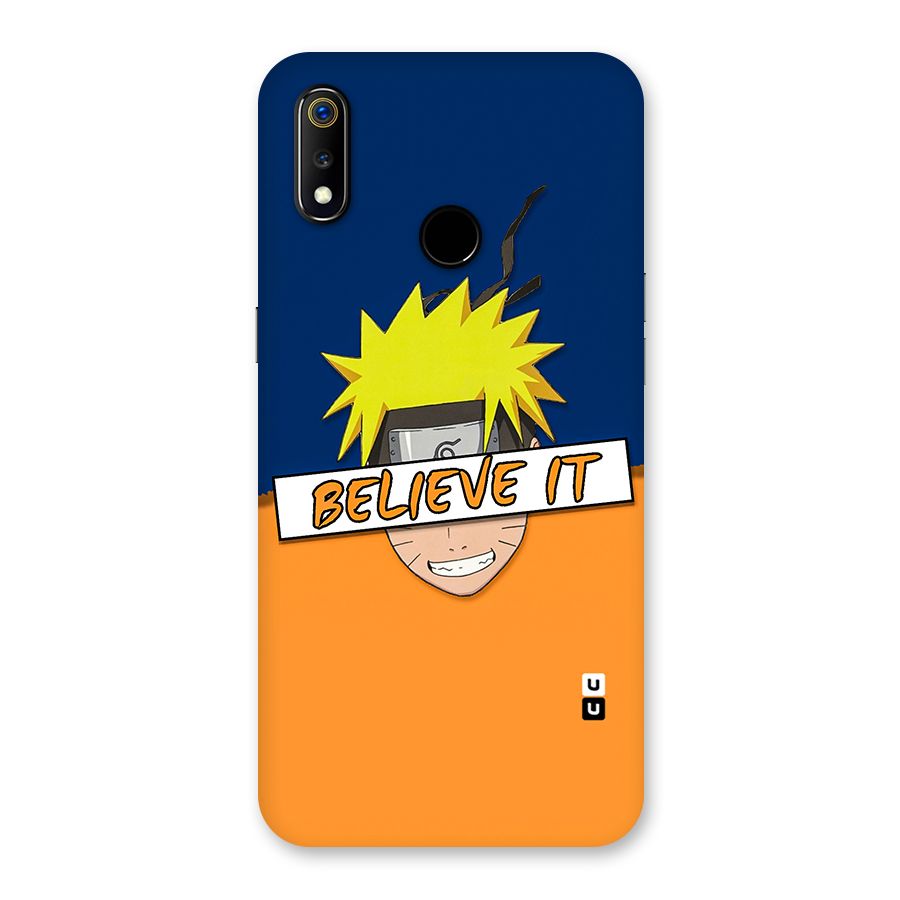 Naruto Believe It Back Case for Realme 3