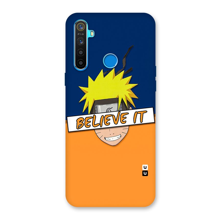 Naruto Believe It Back Case for Realme 5s