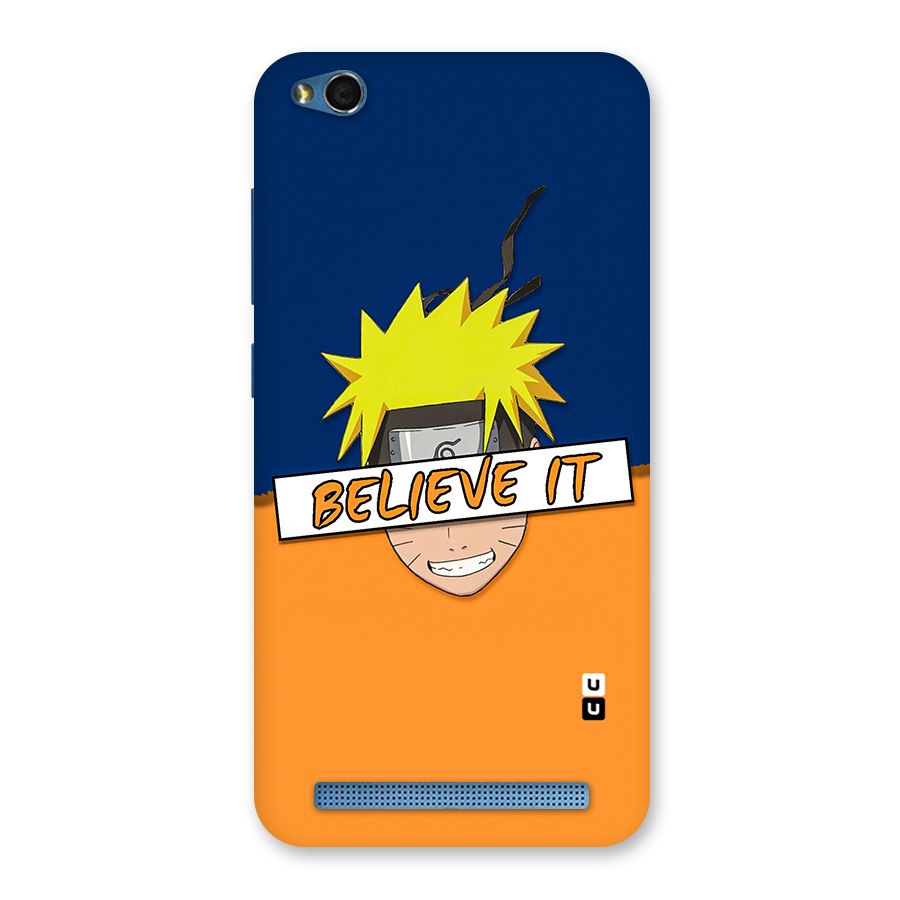 Naruto Believe It Back Case for Redmi 5A