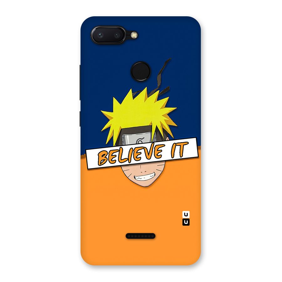 Naruto Believe It Back Case for Redmi 6