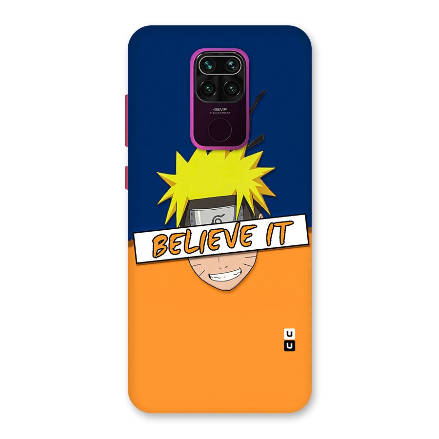 Naruto Believe It Back Case for Redmi Note 9