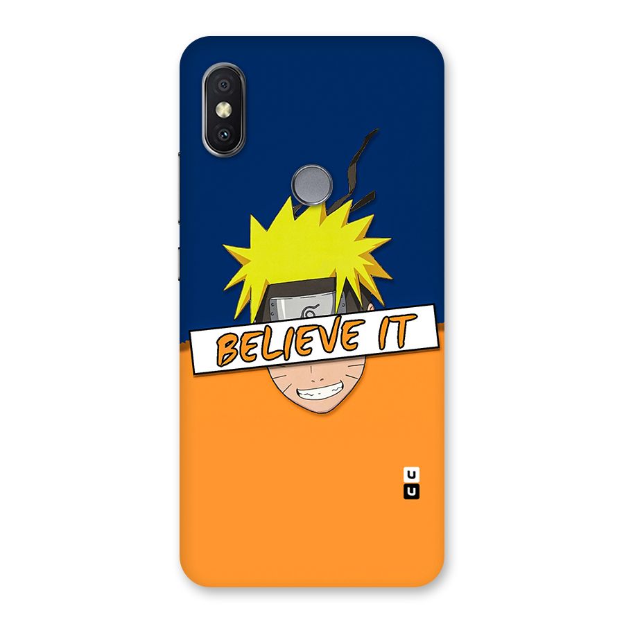 Naruto Believe It Back Case for Redmi Y2