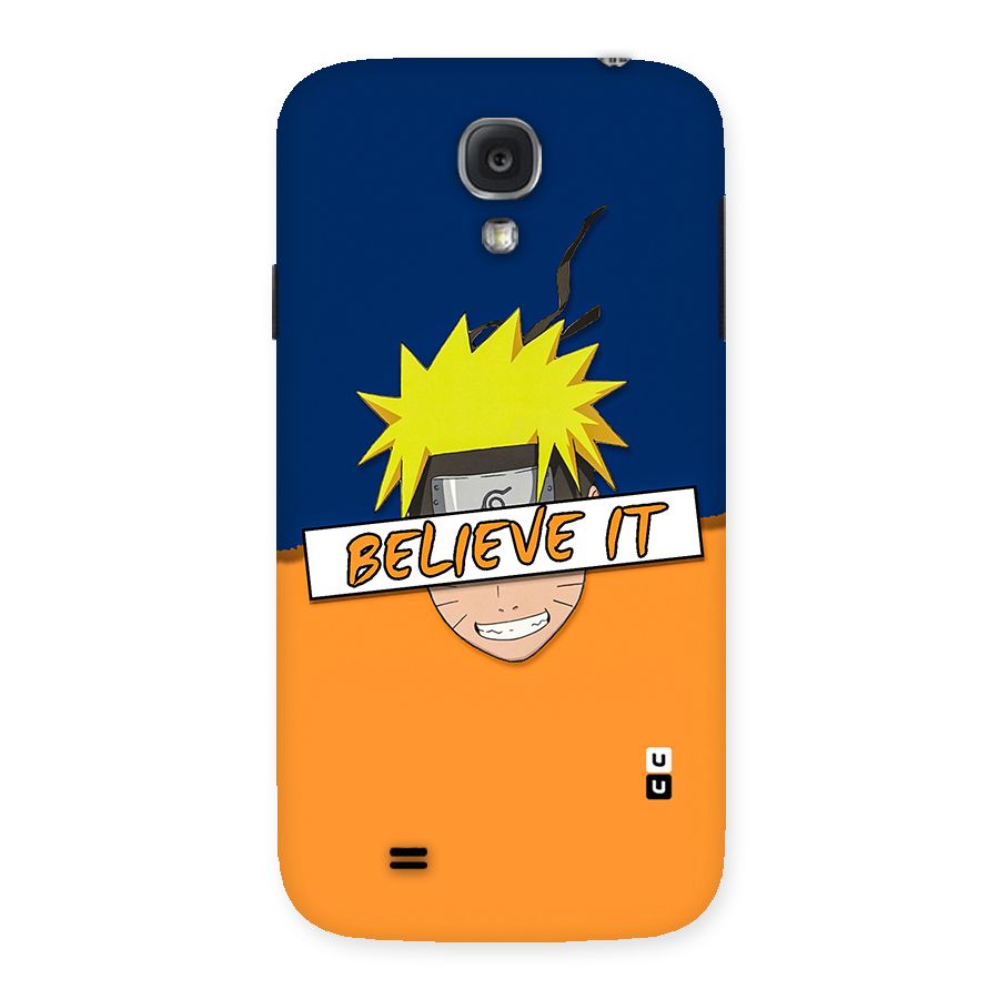 Naruto Believe It Back Case for Samsung Galaxy S4