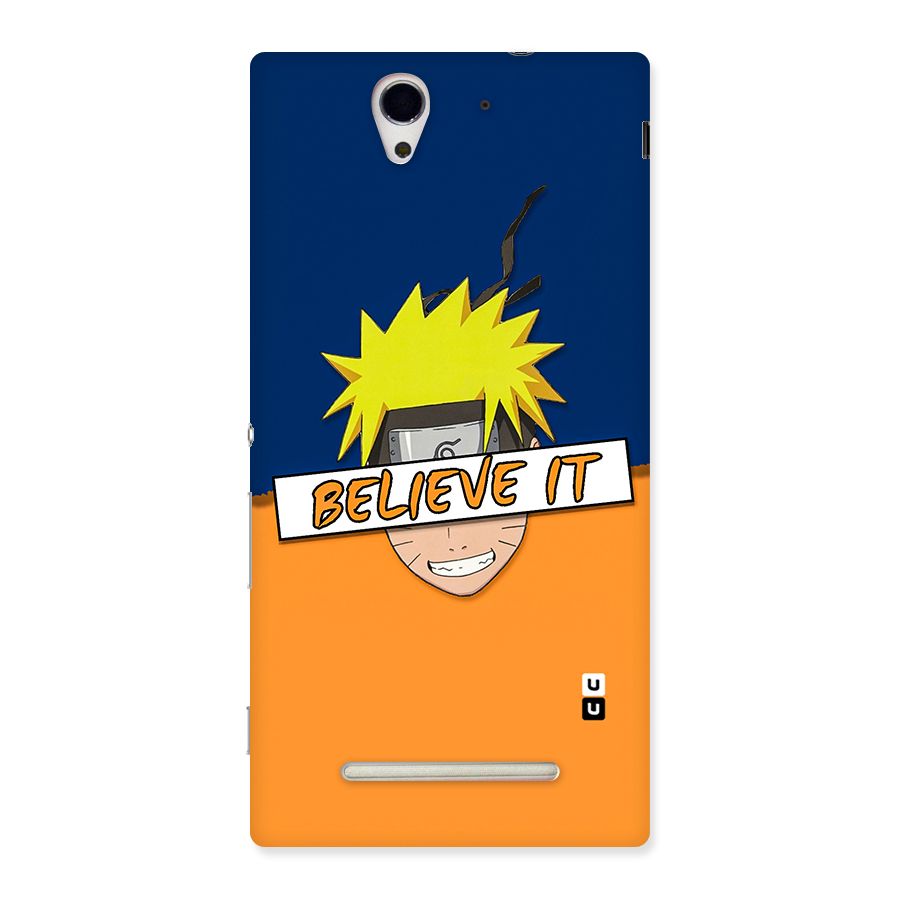 Naruto Believe It Back Case for Sony Xperia C3