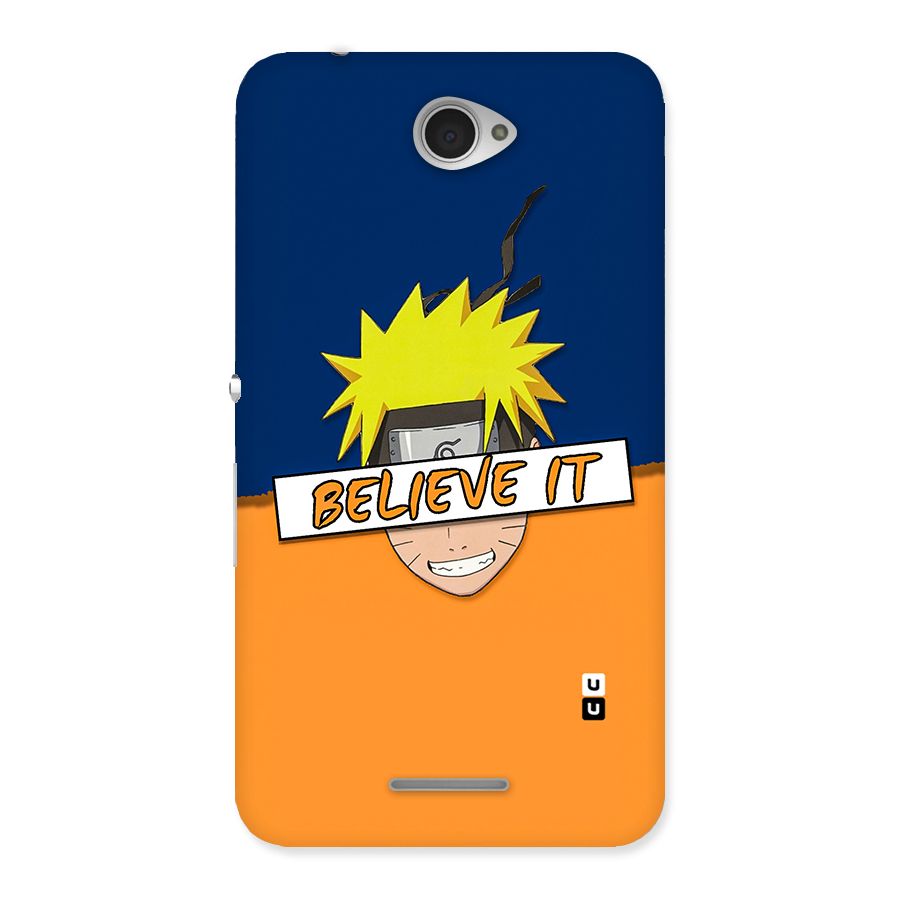 Naruto Believe It Back Case for Sony Xperia E4