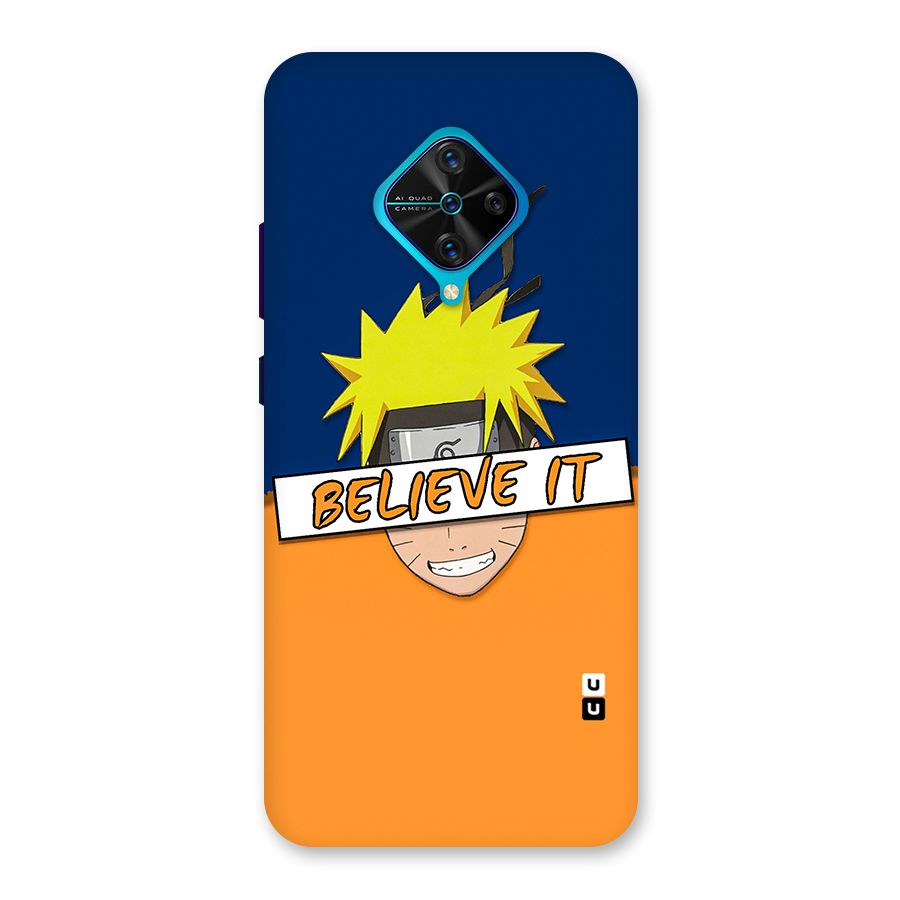 Naruto Believe It Back Case for Vivo S1 Pro
