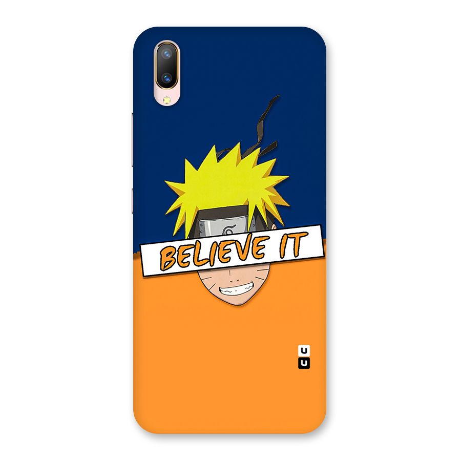 Naruto Believe It Back Case for Vivo V11 Pro
