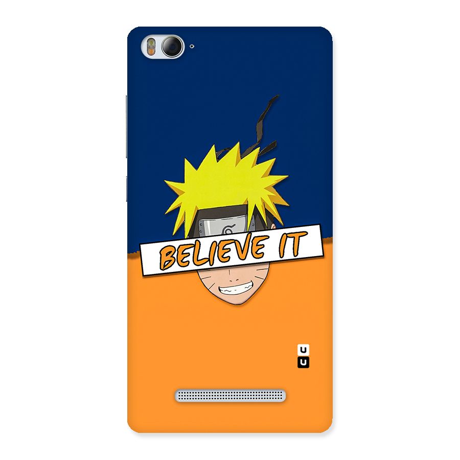 Naruto Believe It Back Case for Xiaomi Mi4i