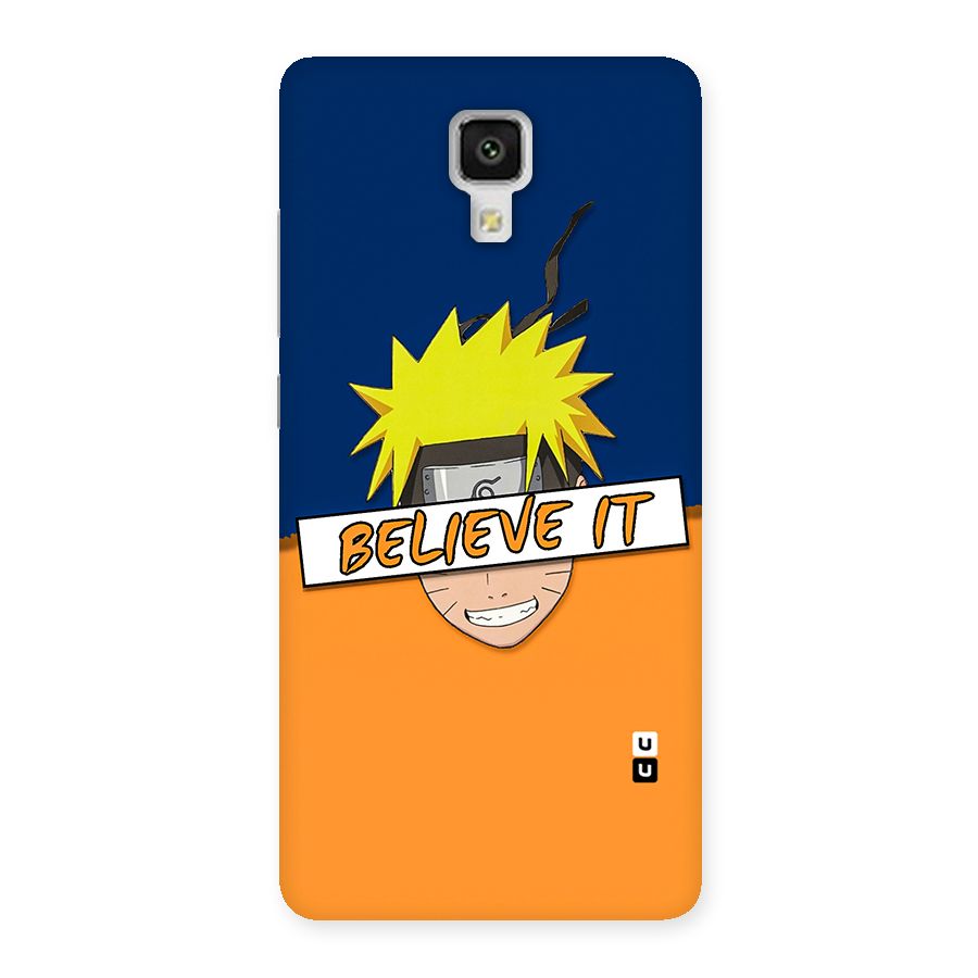 Naruto Believe It Back Case for Xiaomi Mi 4