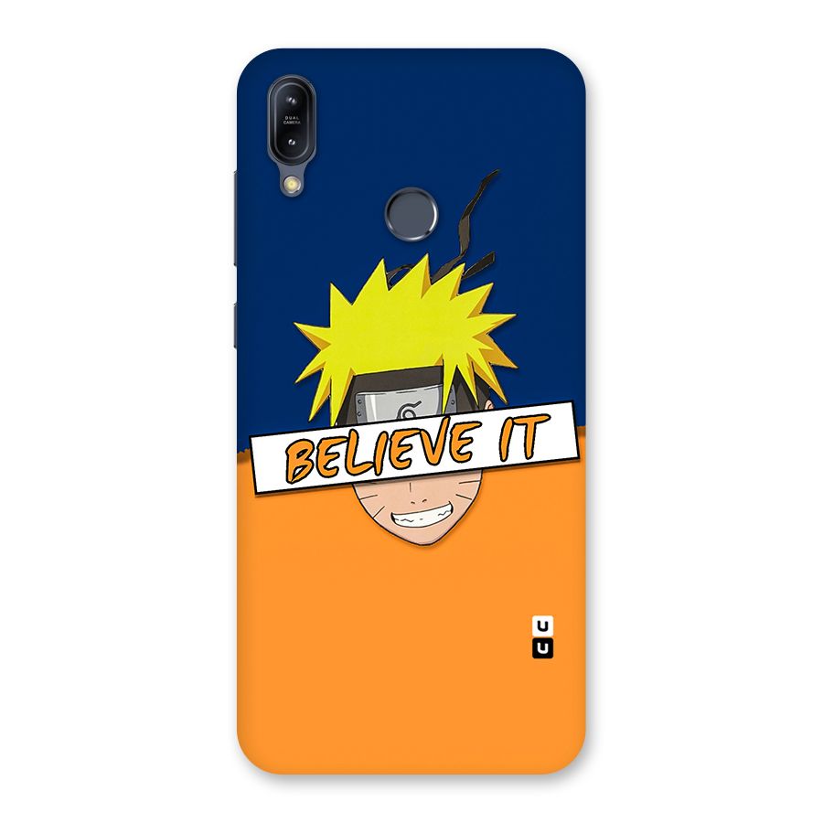 Naruto Believe It Back Case for Zenfone Max M2
