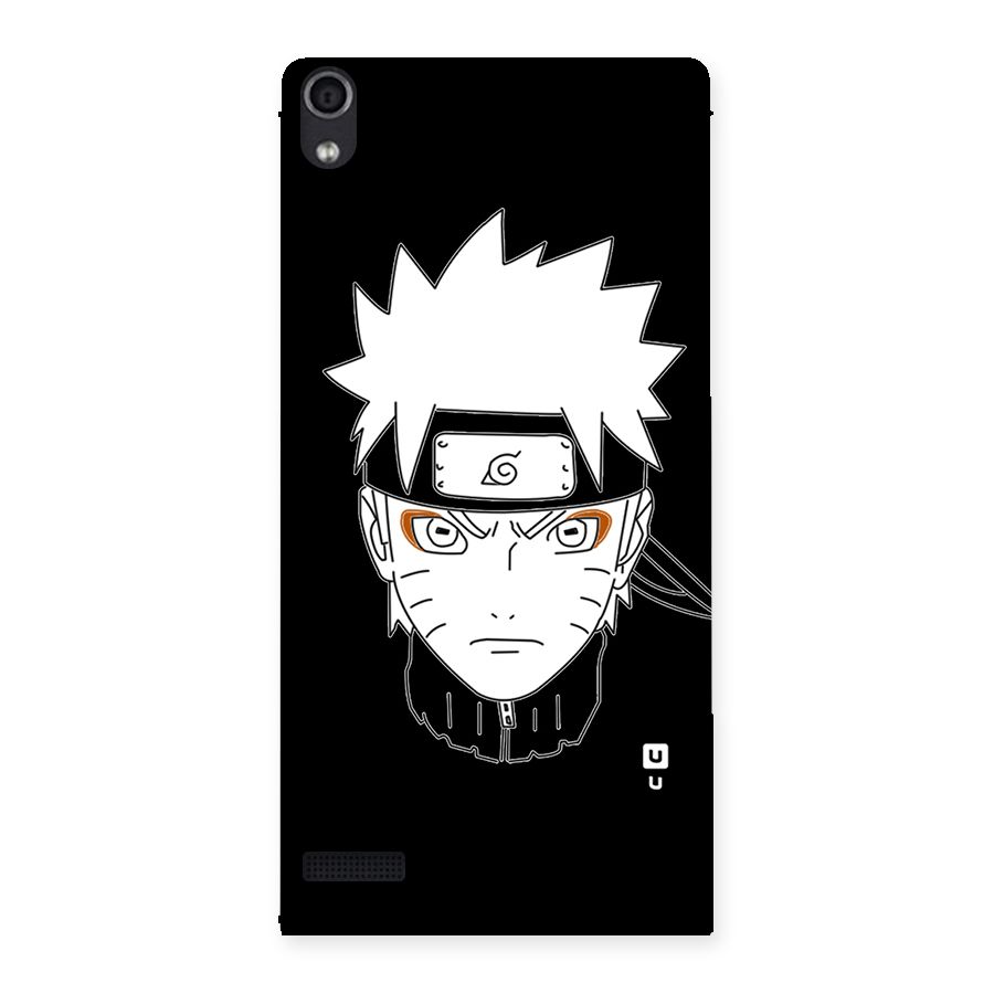 Naruto Black and White Art Back Case for Ascend P6