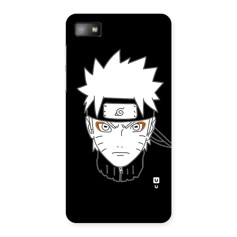 Naruto Black and White Art Back Case for Blackberry Z10