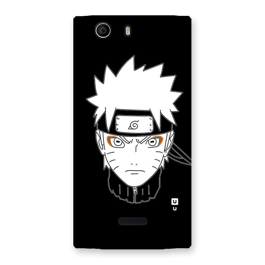 Naruto Black and White Art Back Case for Canvas Nitro 2 E311