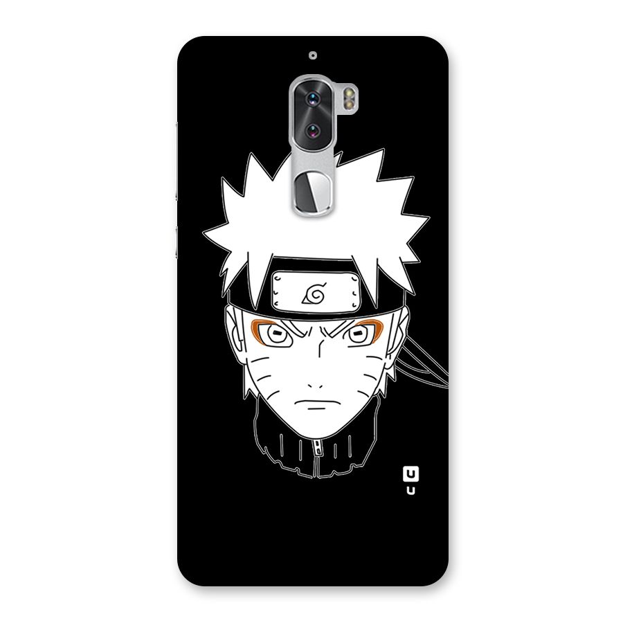 Naruto Black and White Art Back Case for Coolpad Cool 1