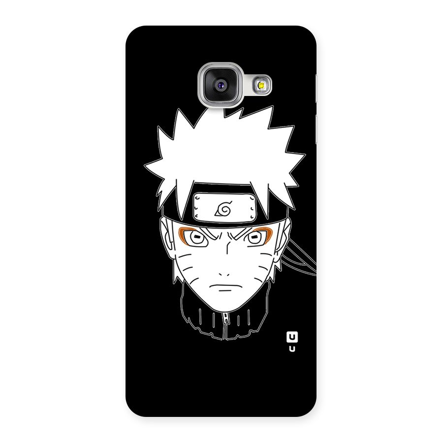 Naruto Black and White Art Back Case for Galaxy A3 2016