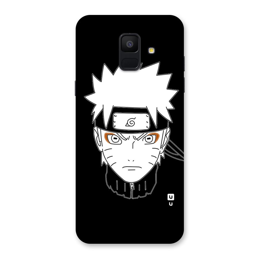 Naruto Black and White Art Back Case for Galaxy A6 (2018)