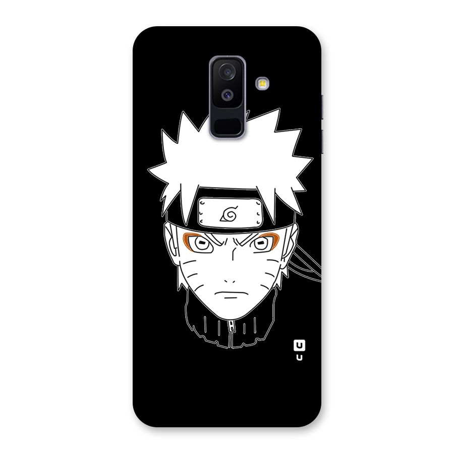Naruto Black and White Art Back Case for Galaxy A6 Plus