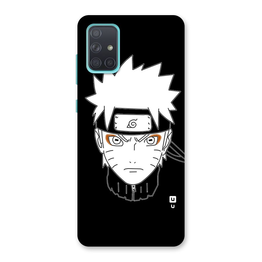 Naruto Black and White Art Back Case for Galaxy A71
