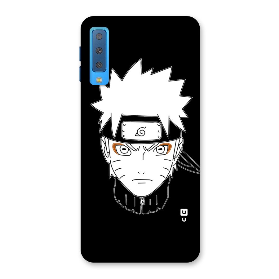 Naruto Black and White Art Back Case for Galaxy A7 (2018)