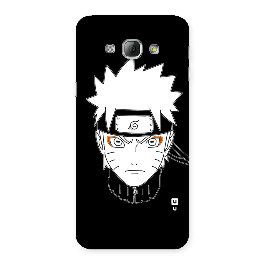 Naruto Black and White Art Back Case for Galaxy A8