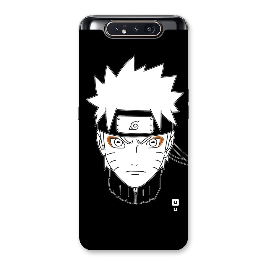 Naruto Black and White Art Back Case for Galaxy A80