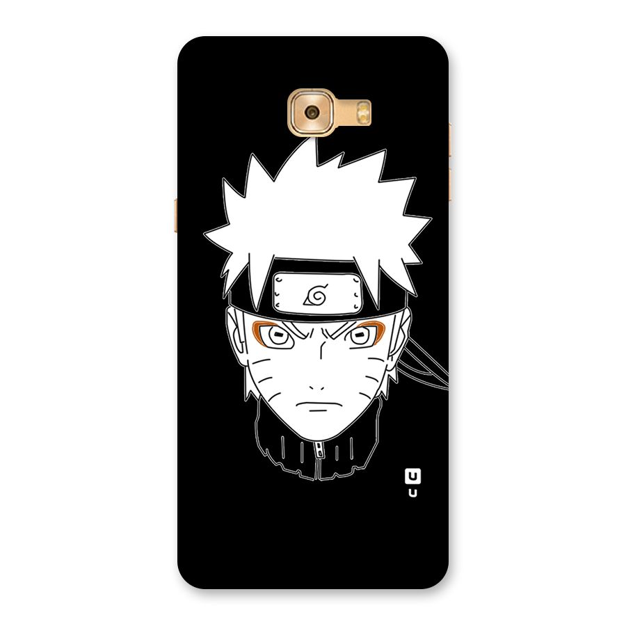 Naruto Black and White Art Back Case for Galaxy C9 Pro