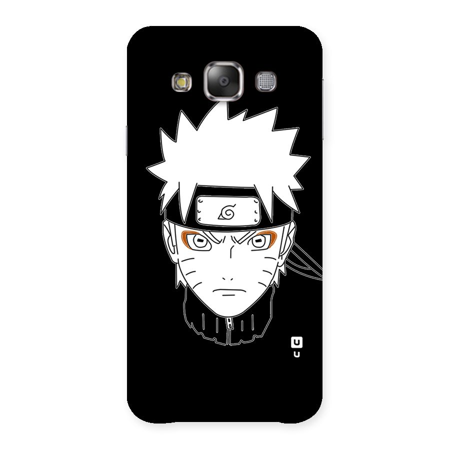 Naruto Black and White Art Back Case for Galaxy E7