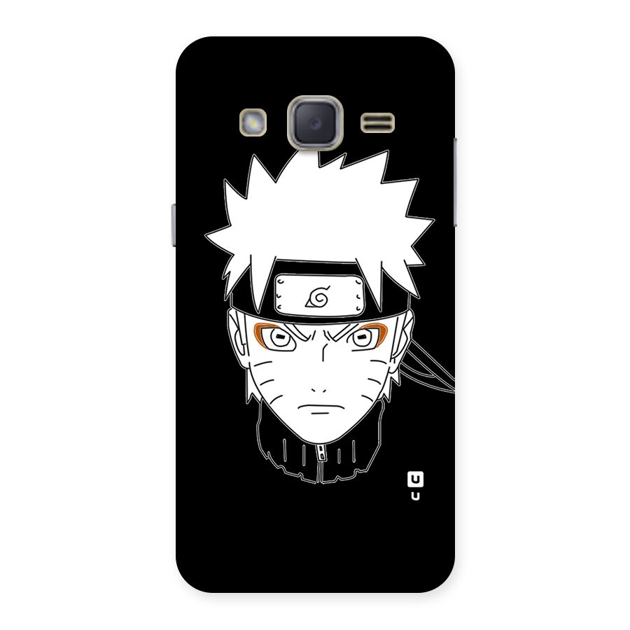 Naruto Black and White Art Back Case for Galaxy J2