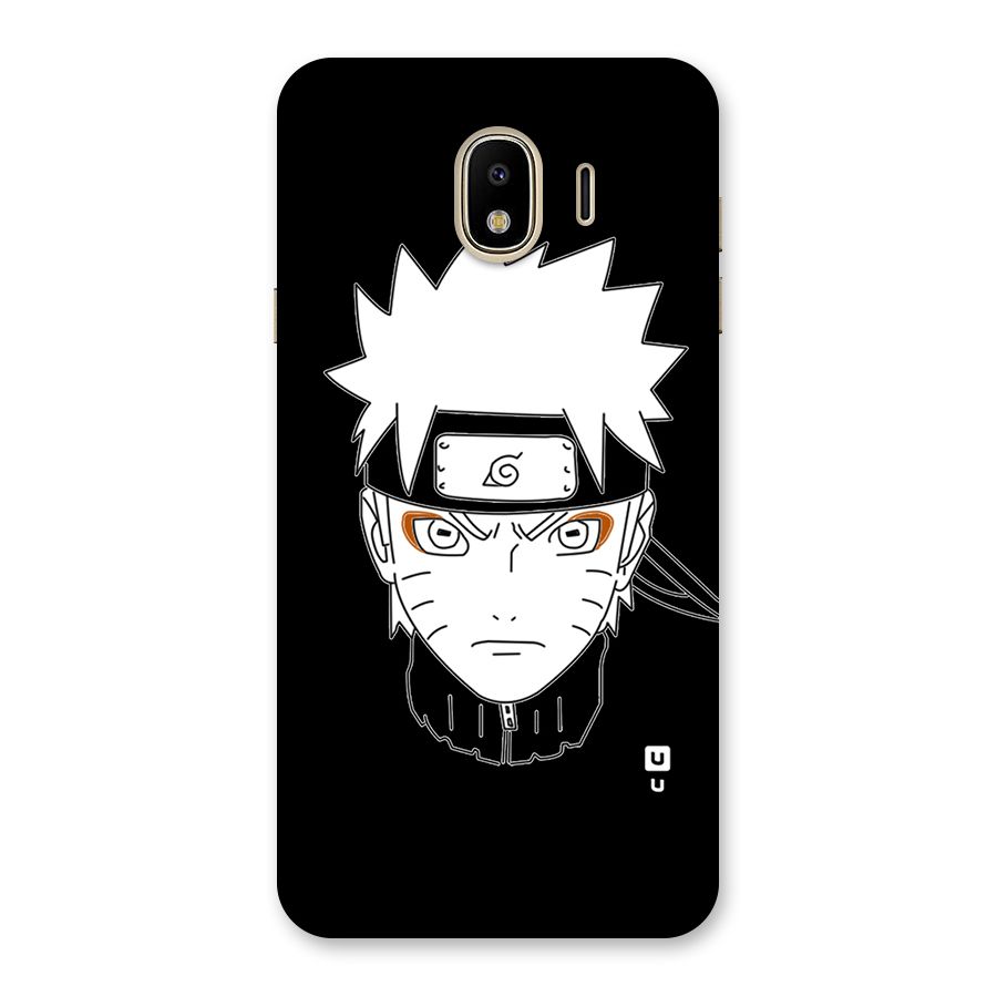 Naruto Black and White Art Back Case for Galaxy J4