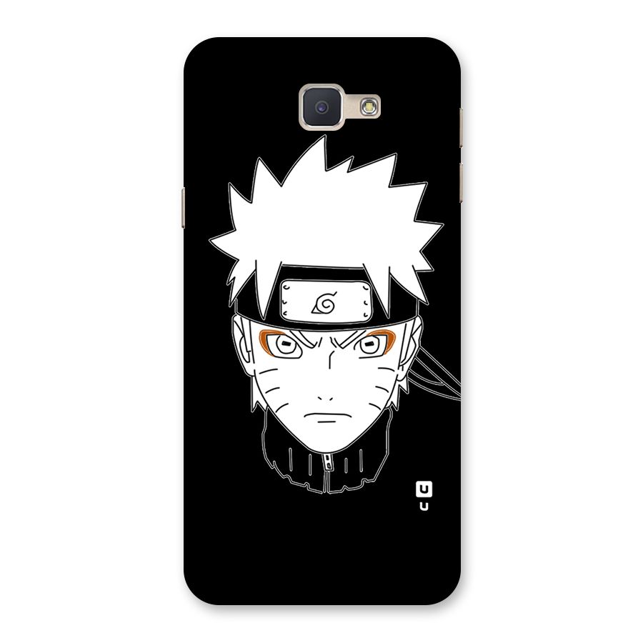 Naruto Black and White Art Back Case for Galaxy J5 Prime