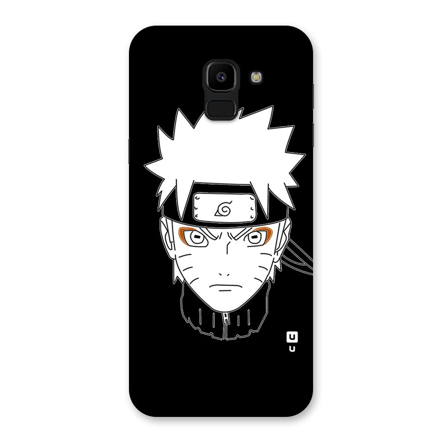 Naruto Black and White Art Back Case for Galaxy J6