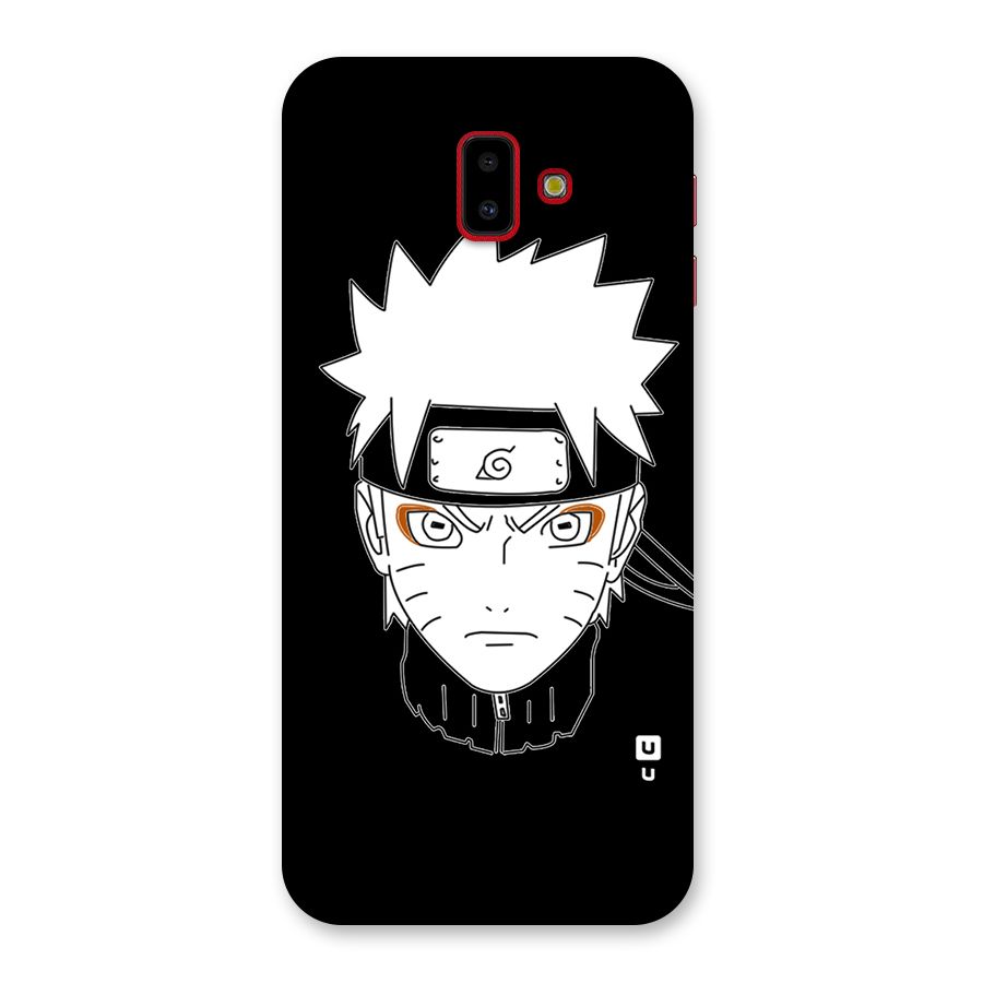 Naruto Black and White Art Back Case for Galaxy J6 Plus