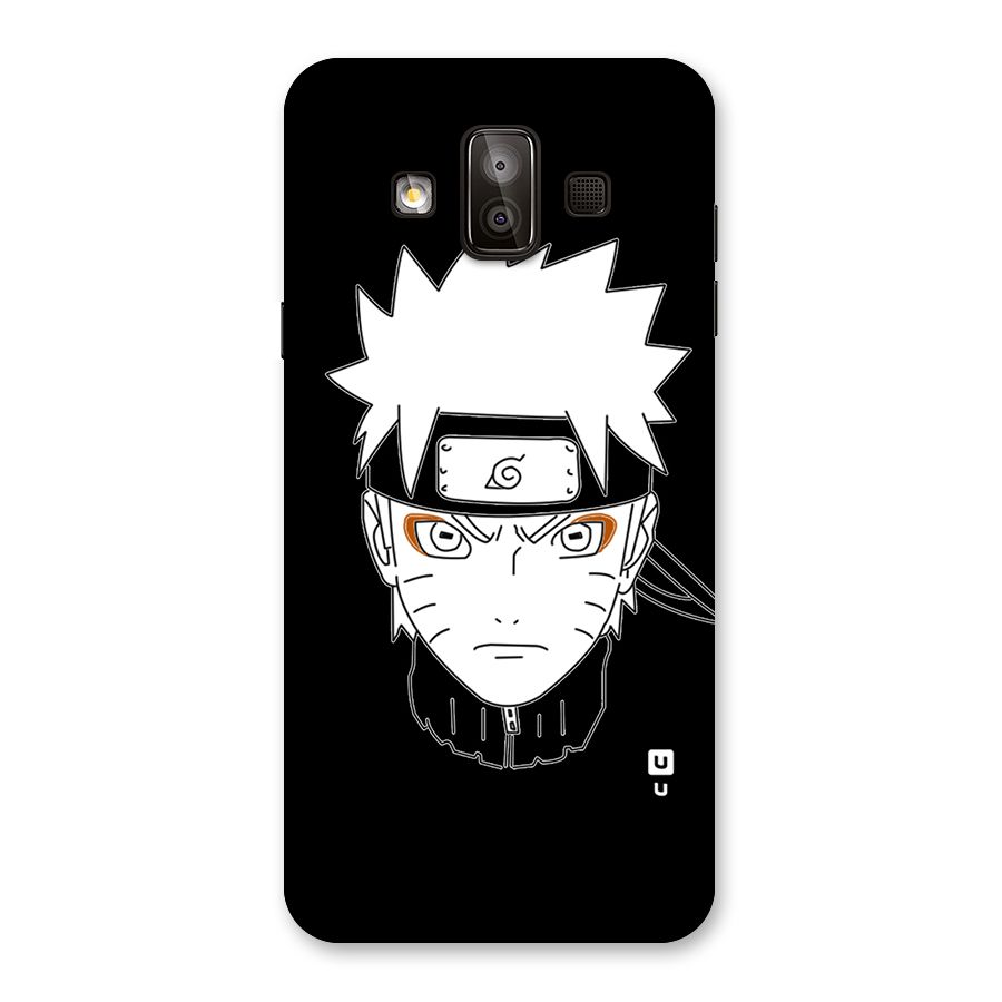 Naruto Black and White Art Back Case for Galaxy J7 Duo