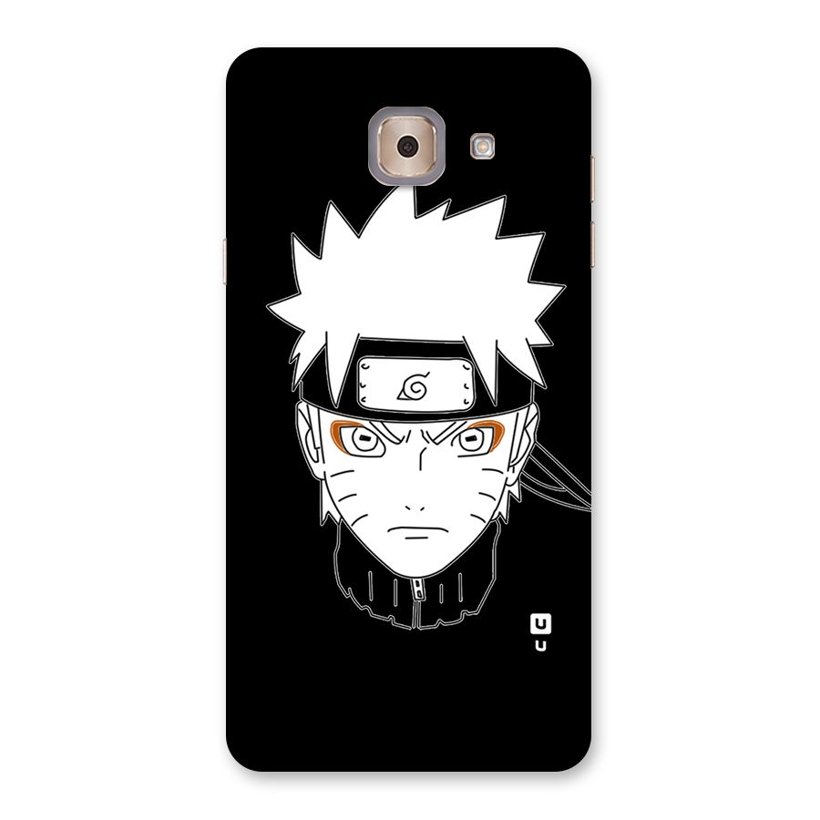 Naruto Black and White Art Back Case for Galaxy J7 Max