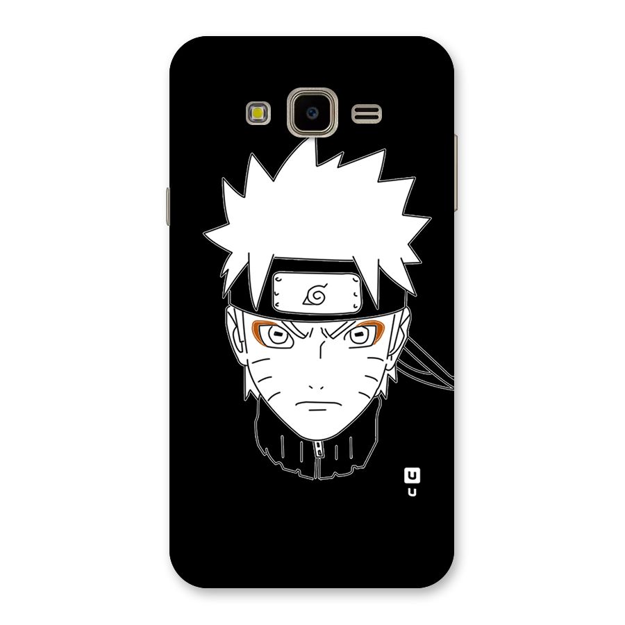 Naruto Black and White Art Back Case for Galaxy J7 Nxt