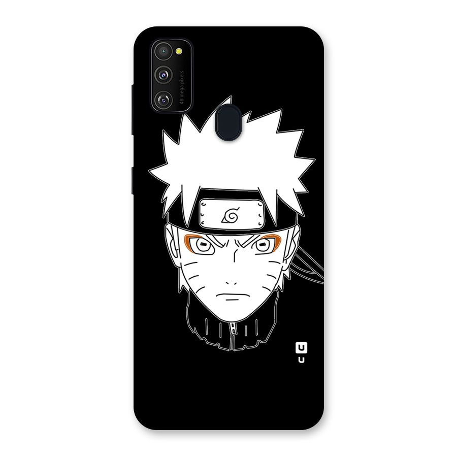 Naruto Black and White Art Back Case for Galaxy M21