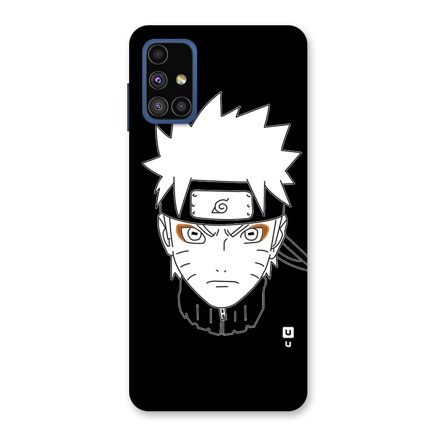 Naruto Black and White Art Back Case for Galaxy M51