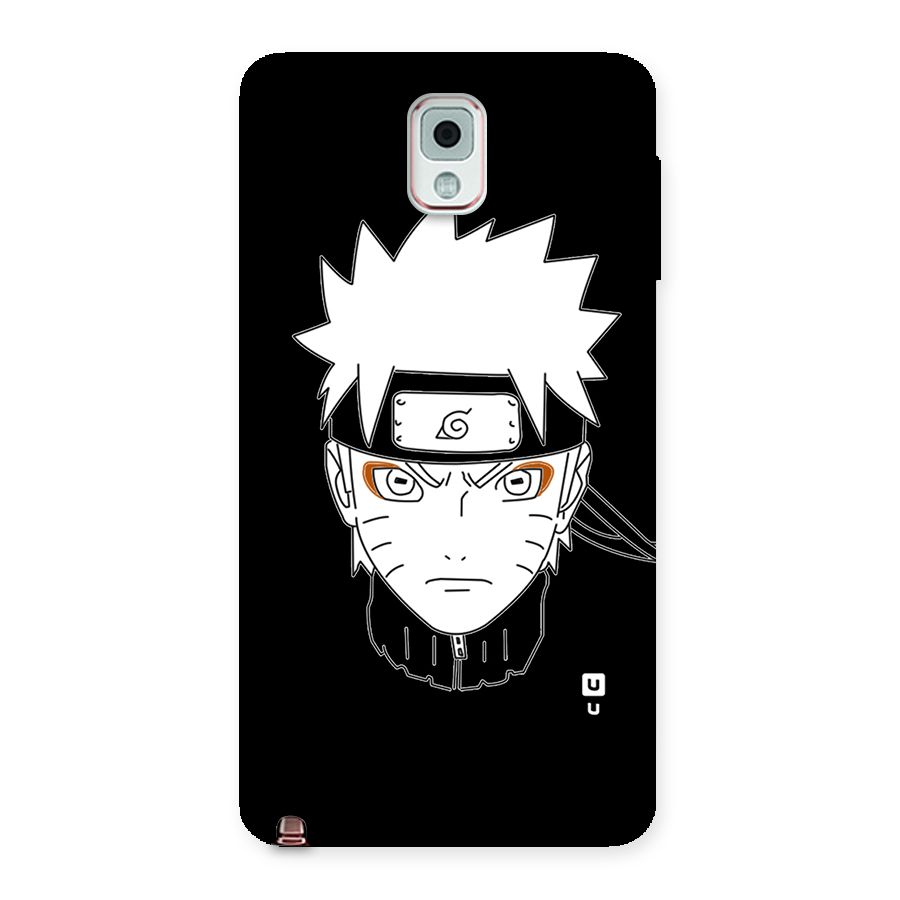 Naruto Black and White Art Back Case for Galaxy Note 3