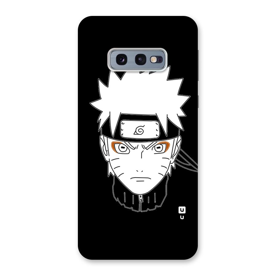 Naruto Black and White Art Back Case for Galaxy S10e
