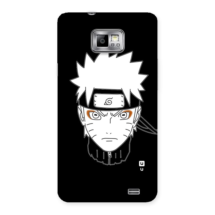 Naruto Black and White Art Back Case for Galaxy S2