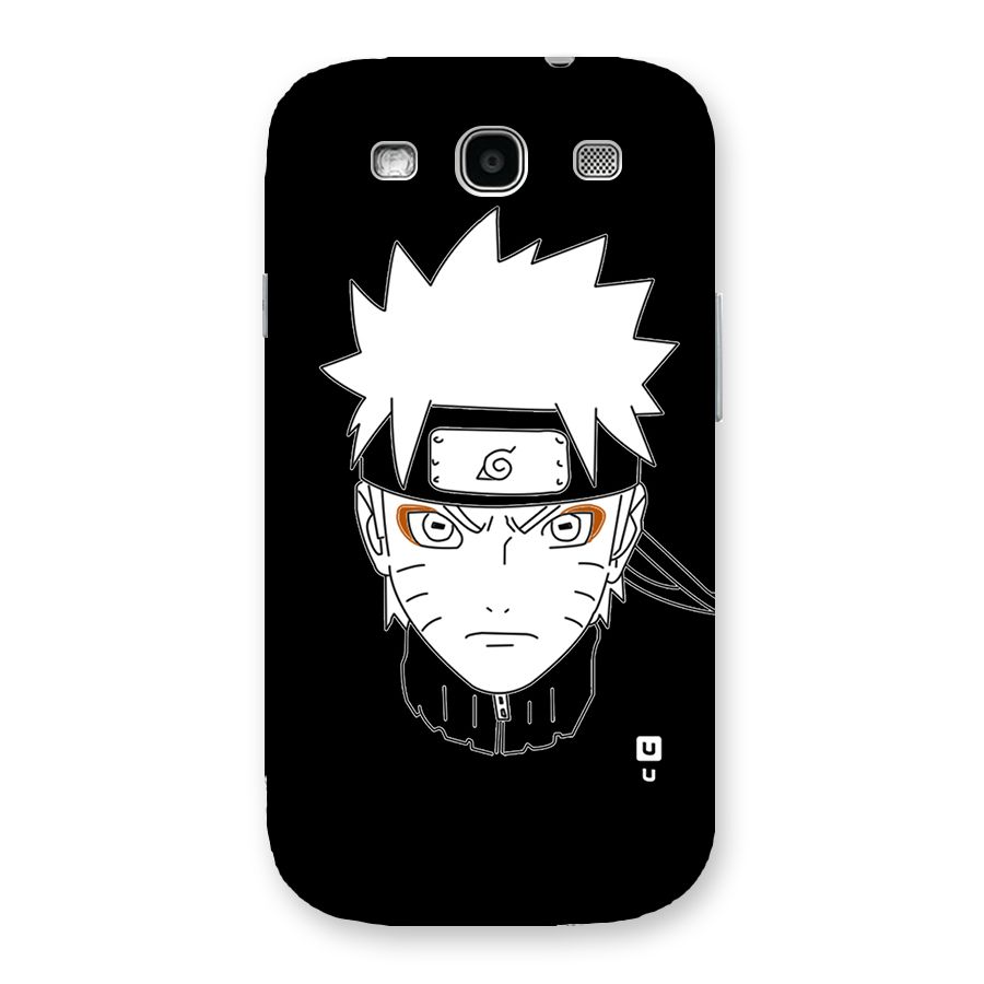 Naruto Black and White Art Back Case for Galaxy S3