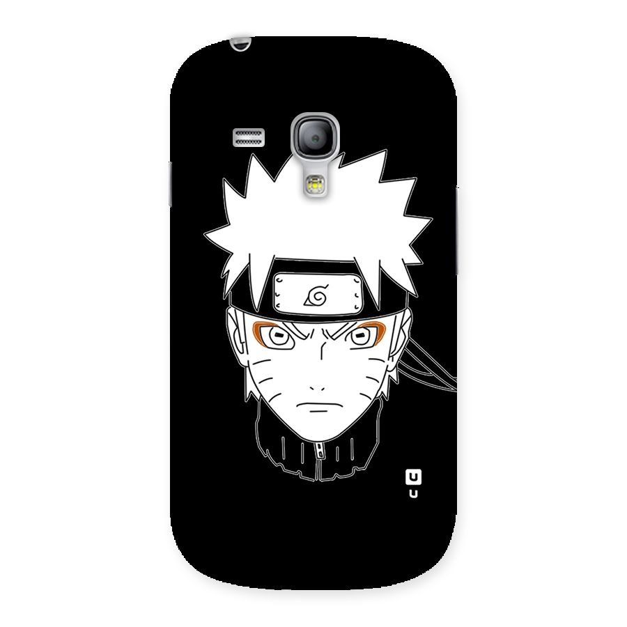 Naruto Black and White Art Back Case for Galaxy S3 Mini