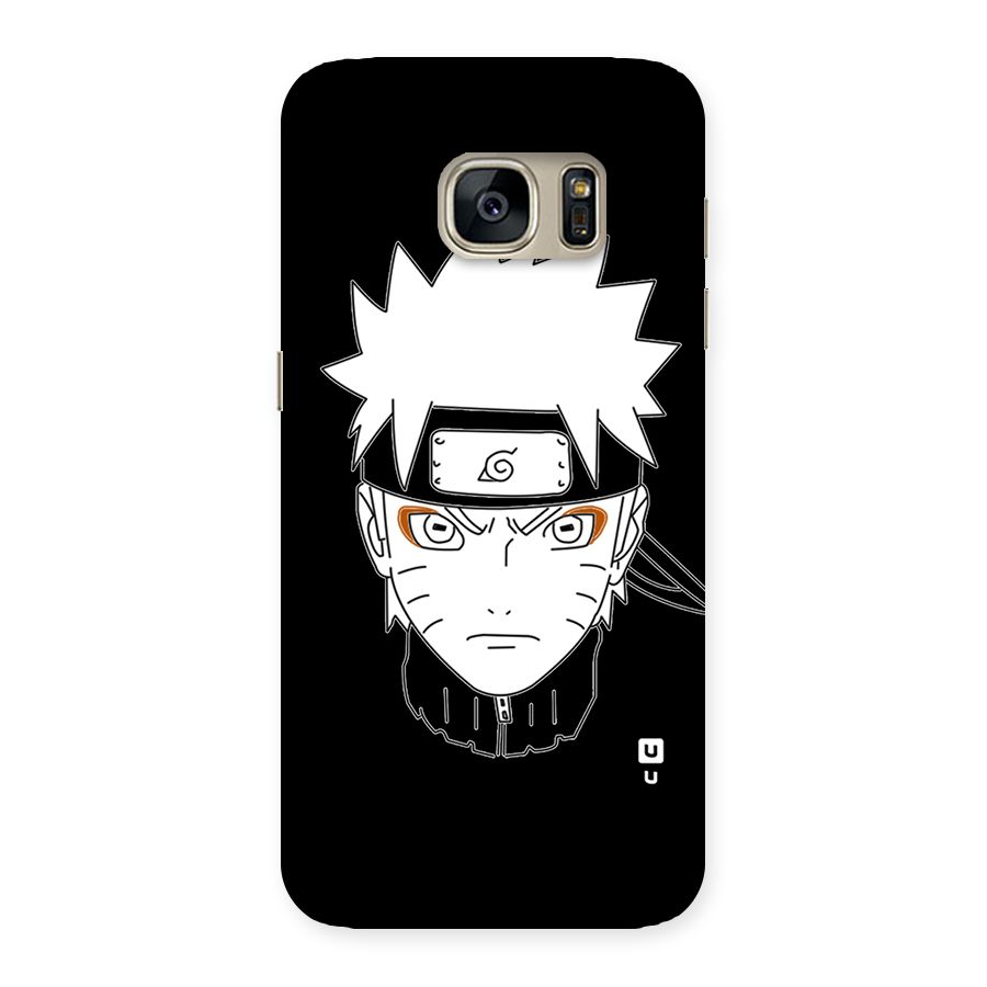 Naruto Black and White Art Back Case for Galaxy S7