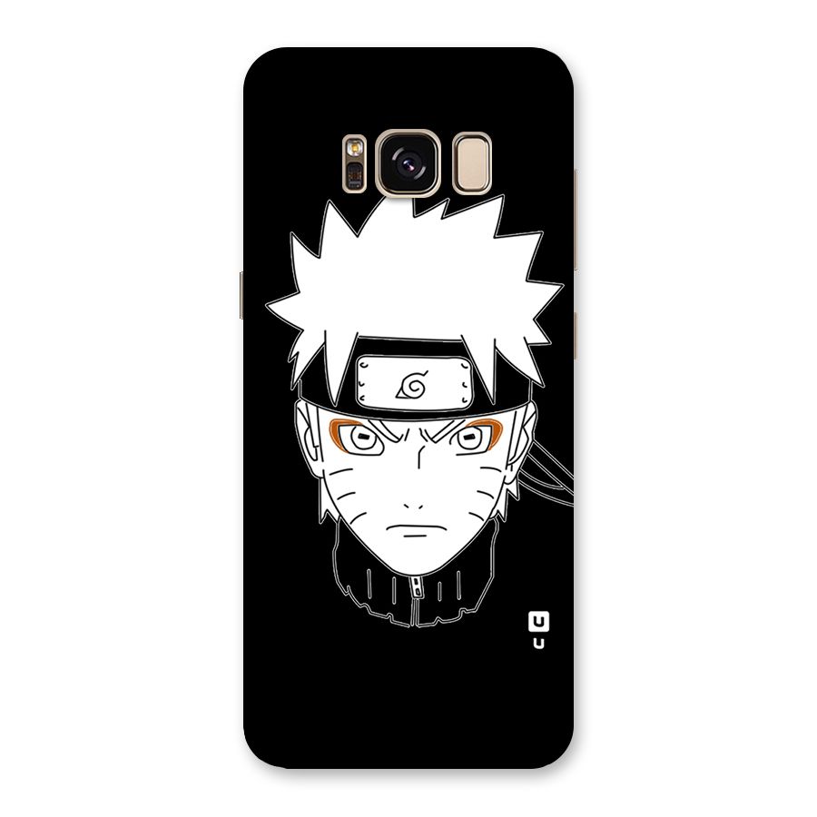 Naruto Black and White Art Back Case for Galaxy S8