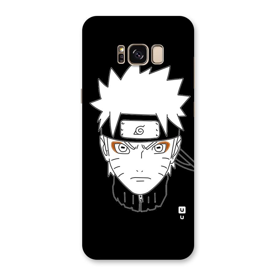 Naruto Black and White Art Back Case for Galaxy S8 Plus