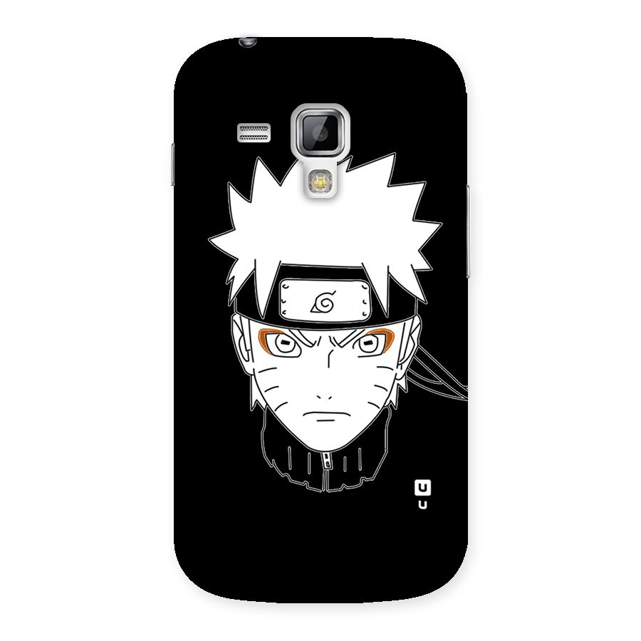 Naruto Black and White Art Back Case for Galaxy S Duos